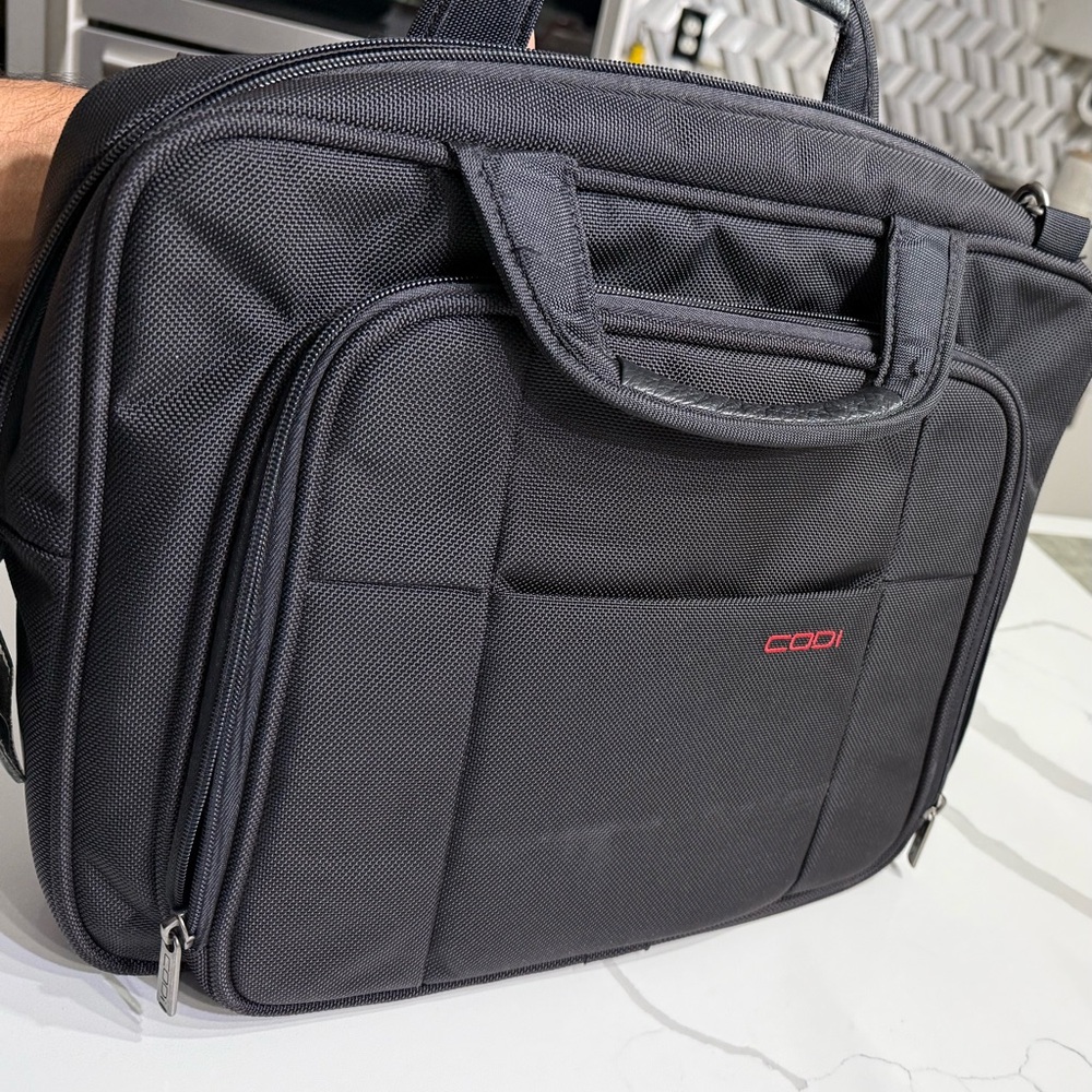 Codi Black Laptop Bag for Men